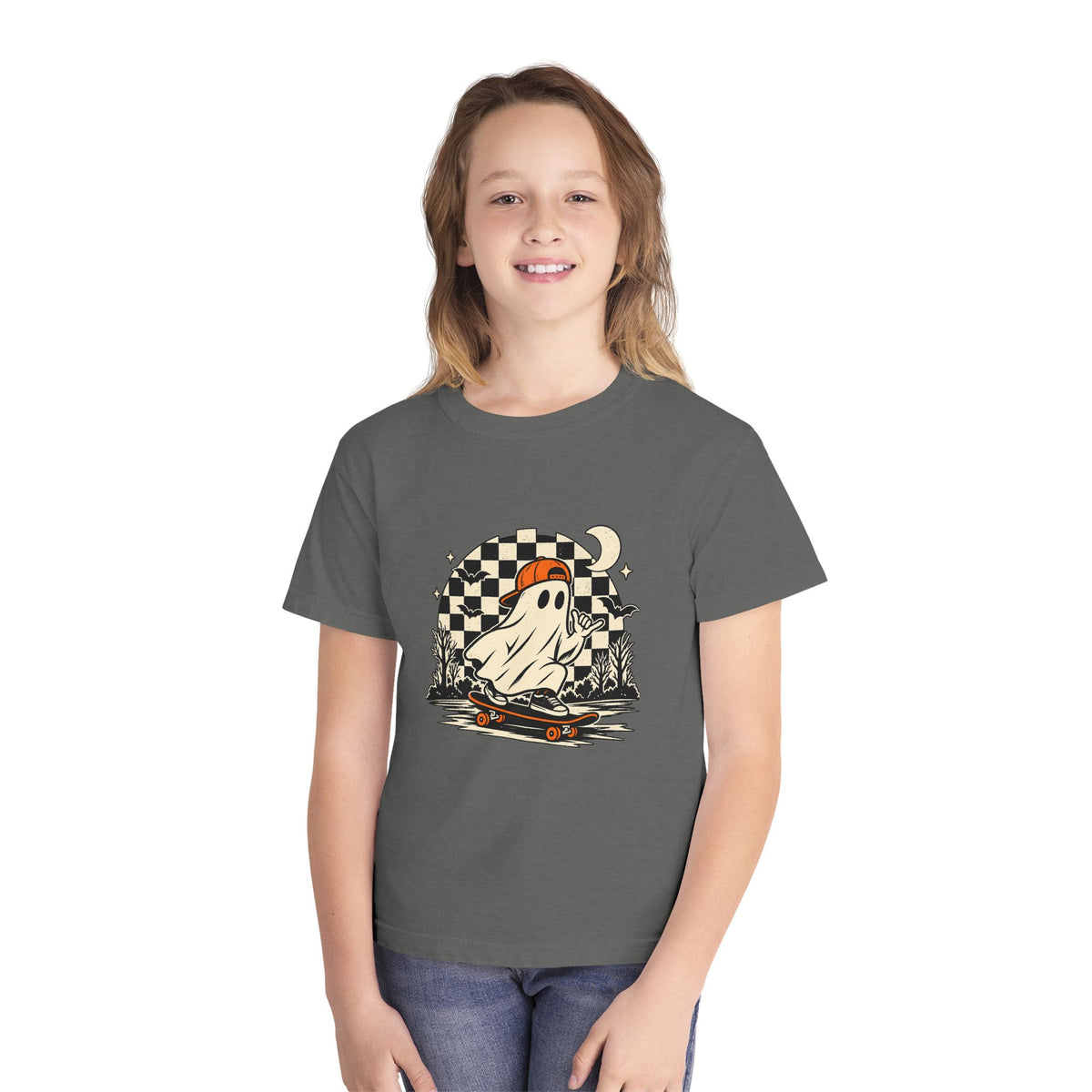 Youth Skateboarding Ghost T-Shirt